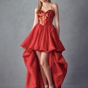 Sweetheart Neck Sequin Bodice Prom Dress From SmcBoutique